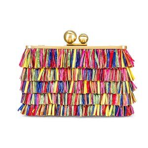 Olga Berg Carlita Carnivale Clutch NWT